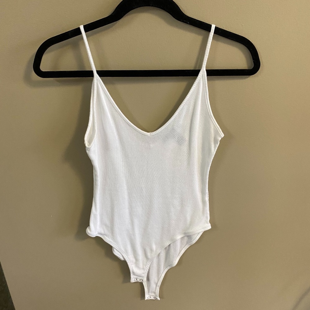 Plain White Bodysuit